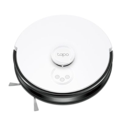 LiDAR Navigation Robot Vacuum & Mop + Smart Auto-Empty Dock, Tapo RV30, Wet&Dry, Operating time (max) 300 min, 5000 mAh, Dust capacity 0.40 L, 4200 Pa, White, Battery warranty 24 month(s), 24 month(s)