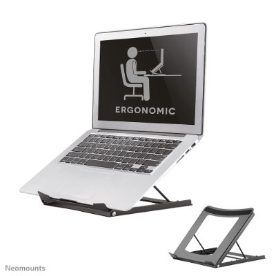 Neomounts NSLS075BLACK Laptop stand, Tilt, 10-16 ", Maximum weight (capacity) 5 kg, Black