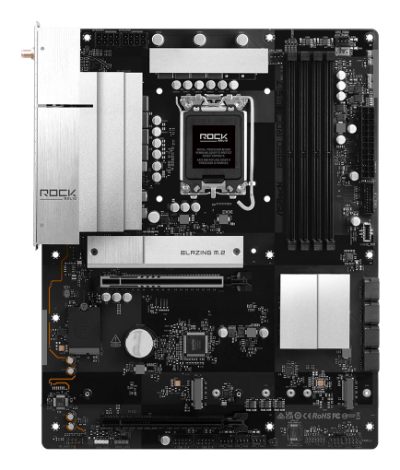 Mainboard, ASROCK, B860 Rock WiFi 7, Intel B860, LGA 1851 (Socket V1), ATX, RAM DDR5-SDRAM, 4xSlots, Wi-Fi Yes, Bluetooth Yes, 3xNumber of M.2 (M) slots, B860ROCKWIFI7