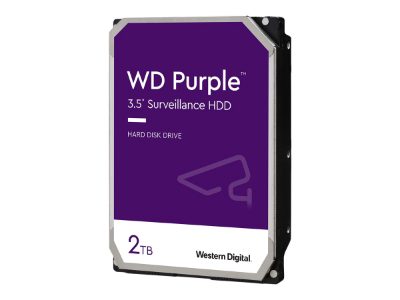 Hard Drive, Purple WD23PURZ, 2000 GB