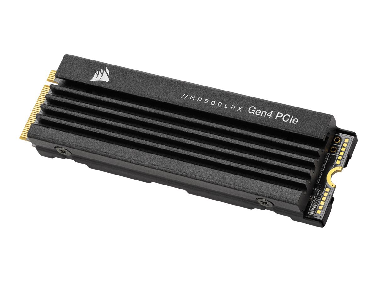 SSD, MP600 PRO LPX, 1000 GB, SSD form factor M.2 2280, Solid-state drive interface PCIe Gen 4×4, Read speed 7100 MB/s, Write speed 5800 MB/s