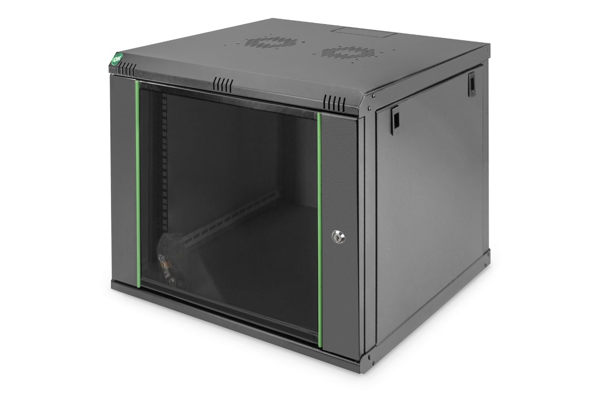 Digitus Wall Mounting Cabinet, DN-19 09-U-EC-SW, Black