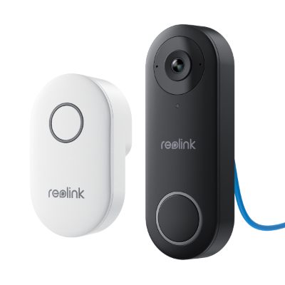 D340P Smart 2K+ Wired PoE Video Doorbell with Chime