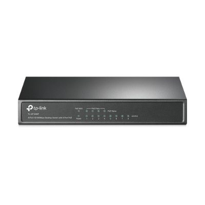 Switch, TL-SF1008P, Unmanaged, Desktop, 10/100 Mbps (RJ-45) ports quantity 8, Power over Ethernet (PoE) ports quantity 4, Power supply type External, 36 month(s)