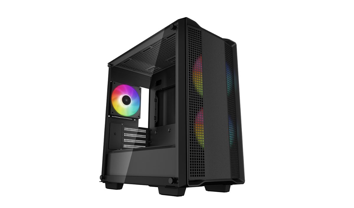 Micro-ATX CASE, CC360, Black, Mini-ITX / Micro-ATX, ATX PS2 (maximum length: 160mm)