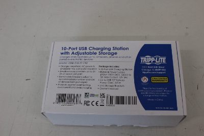Tripp Lite, 10 Port USB Charging Station with Adjustable Storage, U280-010-ST-CEE, UNPACKED, SCRATCHED