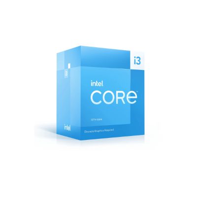 i3-13100F, 3.40 GHz, LGA1700, Processor threads 8, Intel Core i3, Processor cores 4