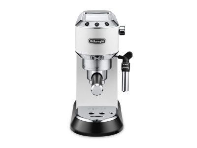 Dedica Pump Espresso, EC685W, Pump pressure 15 bar, Built-in milk frother, Semi-automatic, 1300 W, White