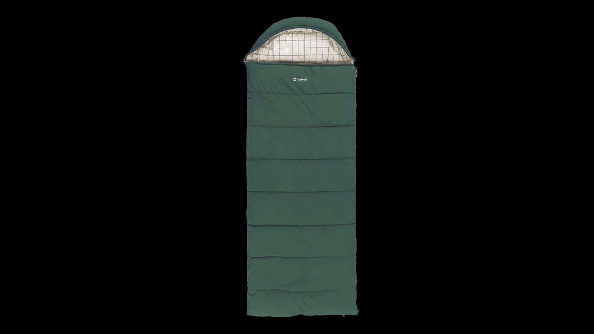 Outwell Camper Prime, Sleeping Bag, 235 x 90 cm, 2-way L-shape open-end with auto lock