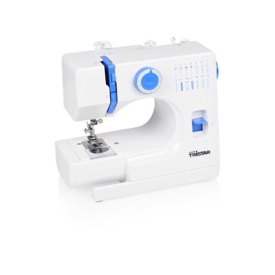 Sewing machine, SM-6003, Number of stitches 14, Number of buttonholes 1, White/Blue