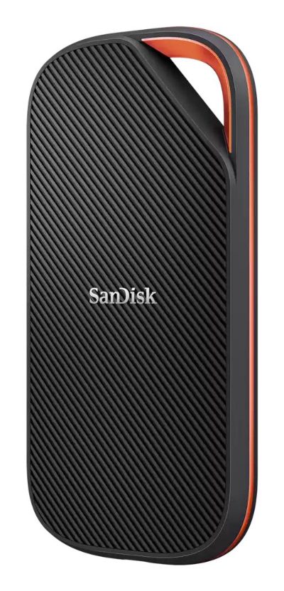 External SSD, SANDISK, Extreme Pro, 4TB, USB-C, Write speed 3700 MBytes/sec, Read speed 3800 MBytes/sec, SDSSDE82-4T00-G25