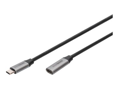 USB-C/M to USB-C/F Extension Cable, DB-300230-010-S, USB-C to USB-C USB C, plug, USB-C jack