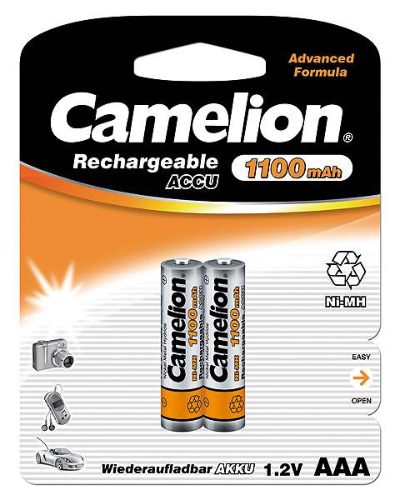 AAA/HR03, 1100 mAh, Rechargeable Batteries Ni-MH, 2 pc(s)