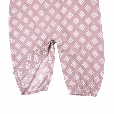 Lodger Jumper Tribe Muslin mazuļu rāpulis bez pēdiņām, Rose, 68 cm