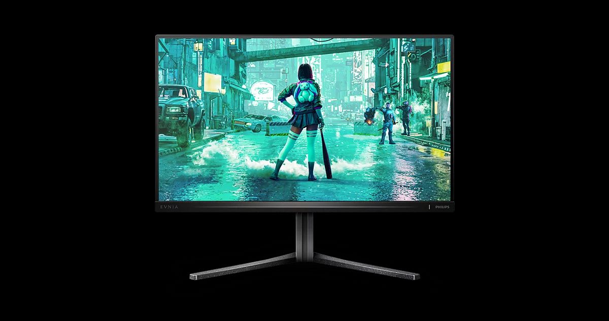 25M2N3200U/00, 25 ", Fast IPS, FHD, 16:9, 310 Hz, 1 ms, 1920 x 1080 pixels, HDMI ports quantity 2, Charcoal