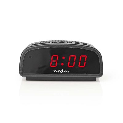 Nedis digitālais radio modinātājs, melns