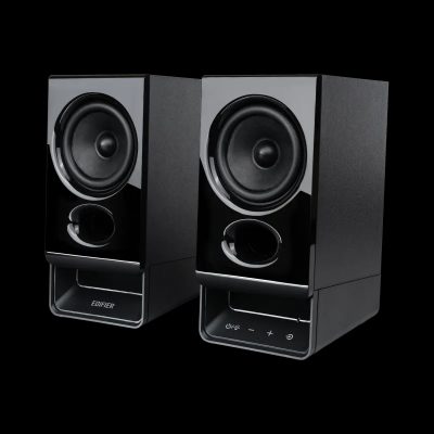 Edifier USB-Powered Speaker, R20BT, 2.5 W + 2.5 W, Bluetooth, Wireless connection, Black