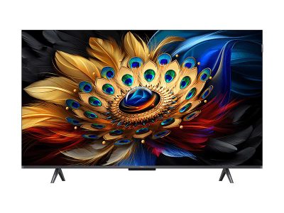 TV Set, TCL, 43", 4K/Smart, QLED, 3840x2160, Wireless LAN, Bluetooth, Google TV, Black, 43C655