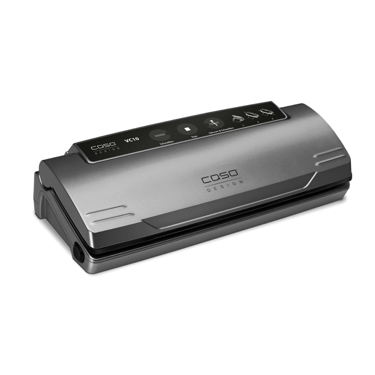 Vacuum sealer, VC 10 PlusEdition, Power 110 W, Temperature control, Black/Silver