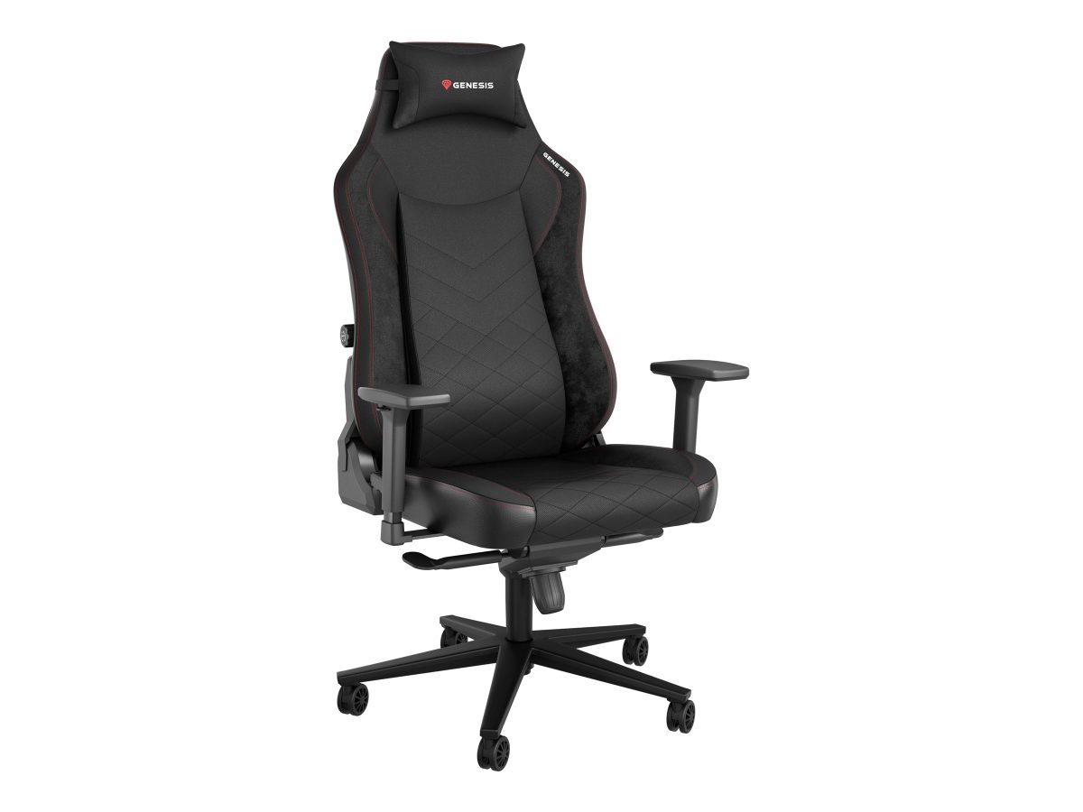 Genesis Gaming Chair Nitro 890 G2 Backrest upholstery material: Eco leather, Seat upholstery material: Eco leather, Base material: Metal, Castors material: Nylon with CareGlide coating, Black/Red