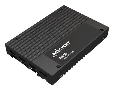SSD, MICRON, SSD series 9400 PRO, 30.72TB, NVMe, NAND flash technology TLC, Write speed 7000 MBytes/sec, Read speed 7000 MBytes/sec, Form Factor U.3, TBW 56000 TB, MTFDKCC30T7TGH-1BC1ZABYYR