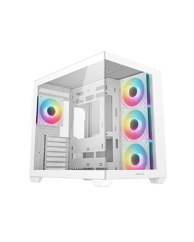Deepcool CG530 4F WH, White, Mid Tower