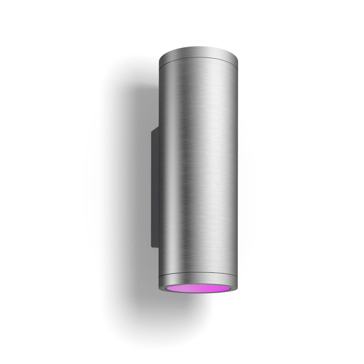 Philips Hue WCA Appear Outdoor Wall Lantern, Inox, 8 W, 2000-6500 Hue White Colour Ambiance
