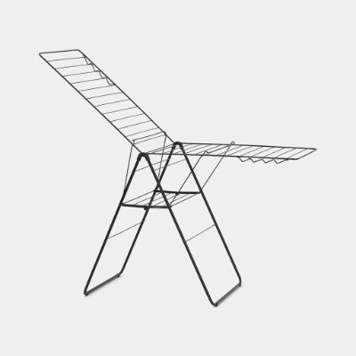 BRABANTIA HangOn veļas žāvētājs, 25m, Matt Black
