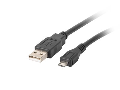 Micro USB to USB Type-A 2.0 Cable, 1 m, CA-USBM-10CC-0010-BK, Micro USB to USB Type-A
