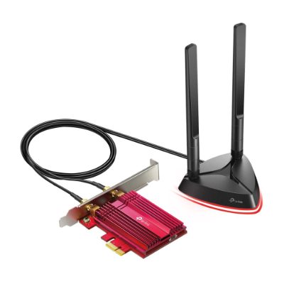 AX3000 Wi-Fi 6 Bluetooth 5.0 PCIe Adapter, TX3000E, 2.4GHz/5GHz, Antenna type 2xHigh-Gain External Antennas, 574+2402 Mbit/s