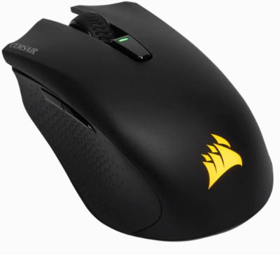 Gaming Mouse, HARPOON RGB WIRELESS, Wireless / Wired, Optical, Black, Yes