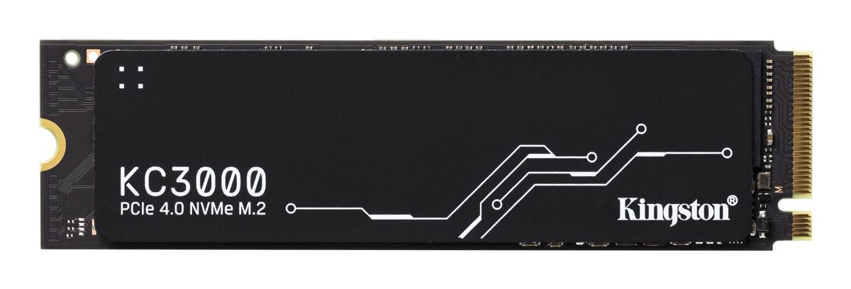 SSD, KC3000, 1024 GB, SSD form factor M.2 2280, Solid-state drive interface PCIe 4.0 NVMe M.2, Read speed 7000 MB/s, Write speed 6000 MB/s