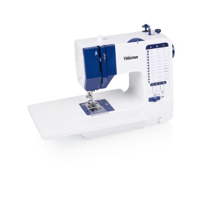 Tristar Sewing machine, SM-6005, Number of stitches 38, Number of buttonholes 1, White/Blue