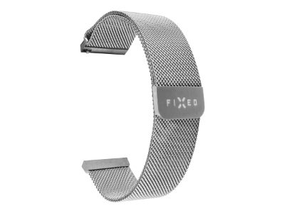 Mesh Strap with Quick Release 20mm for Smartwatch, Silver