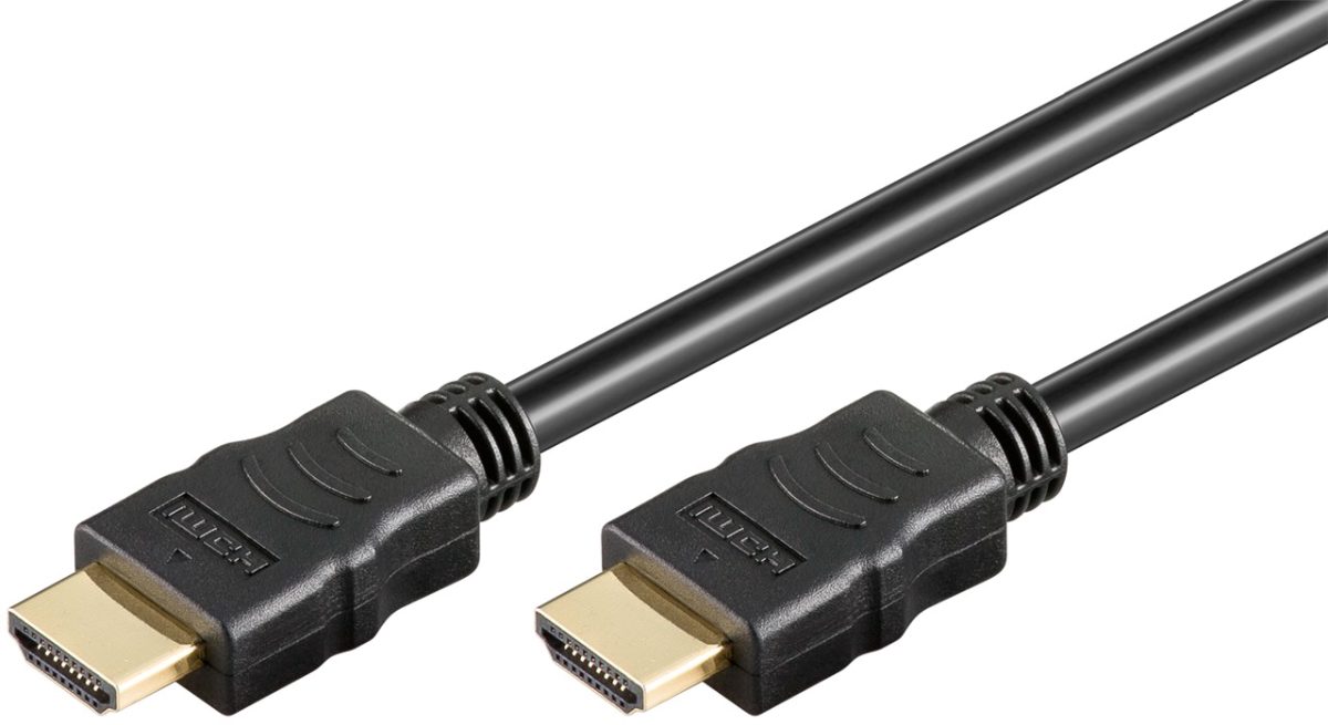 High Speed HDMI Cable with Ethernet, 61150, HDMI male (type A), HDMI to HDMI, 1 m