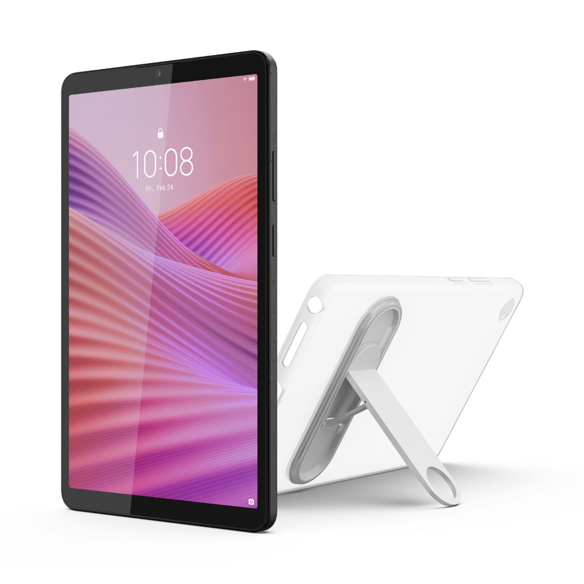 Lenovo Tab One 4G LTE (without power adapter), ZAF10175SE, 8.7 ", Luna Grey, IPS, 1340 x 800 pixels, MediaTek, Helio G85, Soldered LPDDR4x GB, 4, 64 GB, 4G, Wi-Fi, Front camera, 2 MP, Rear camera, 8 MP, Bluetooth, 5.3, Android, 14 (OS upgrades until Android 16 and 4 years security patches), Warranty 24 month(s), Clear Case, USB-A to USB-C cable, Manual