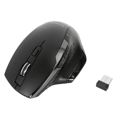 Antimicrobial Ergo Mouse, AMW584GL, Wireless, 2.4 Ghz, Black