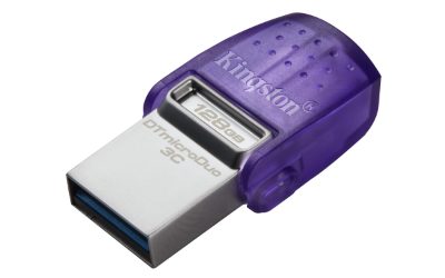 DataTraveler, DT Micro Duo 3C, 128 GB, USB Type-C/Type-A, Purple