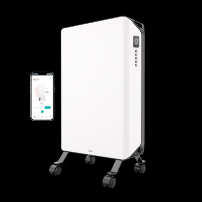Duux Edge Oil Heater, Oil Heater, 2000 W, Suitable for rooms up to 20 m², White