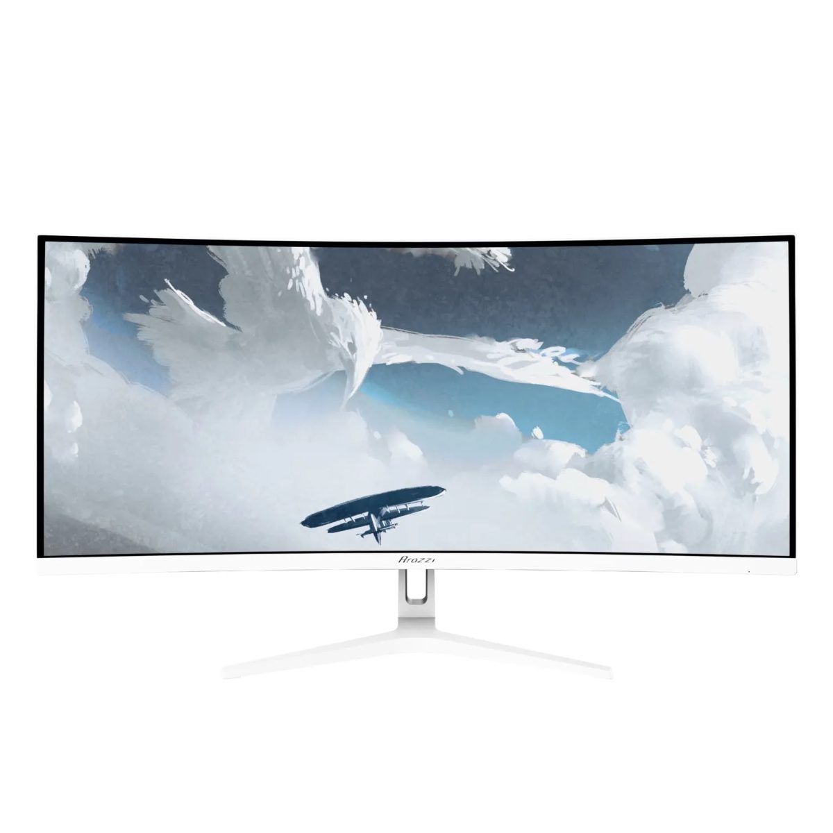 Nova, 34 ", VA, QHD, 21:9, 165 Hz, 1 ms, 3440 x 1440 pixels, 350 cd/m², HDMI ports quantity 2, White