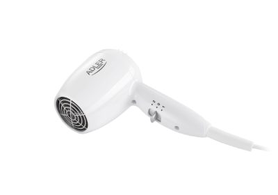 Hair dryer for hotel and swimming pool, AD 2252, 1600 W, Number of temperature settings 2, White