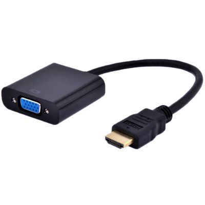 HDMI to VGA and audio adapter cable