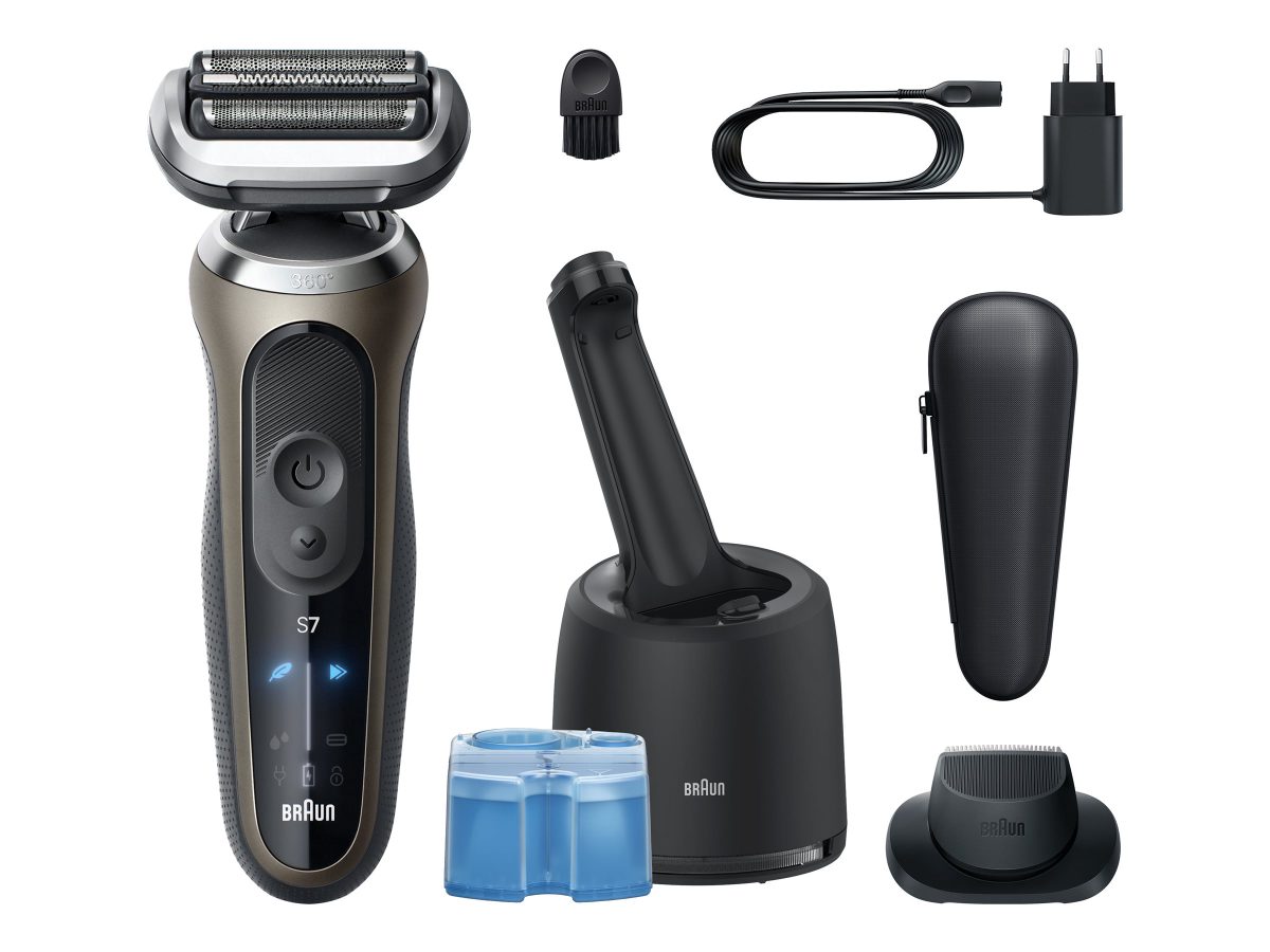 Braun 72-C7200cc Series 7 Shaver, Black/Gold, Braun