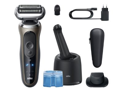 Braun 72-C7200cc Series 7 Shaver, Black/Gold, Braun