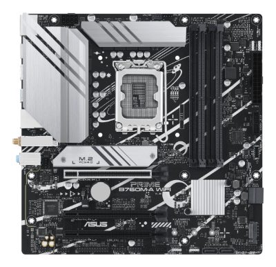 PRIME B760M-A WIFI, Processor family Intel, Processor socket LGA1700, DDR5, Supported hard disk drive interfaces M.2, SATA, Number of SATA connectors 4