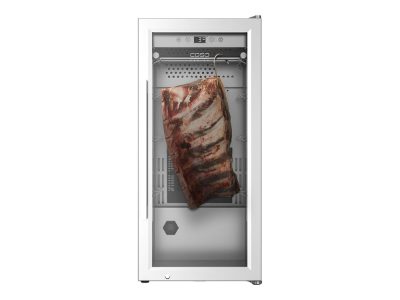 Dry aging cabinet with compressor technology, DryAged Master 63, Energy efficiency class Not apply, Food-ageing cabinet with compressor technology, Free standing, Bottles capacity Not apply, Cooling type  Compressor technology, Stainless steel