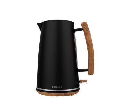 Cecotec Kettle, ThermoSense 400, Electric, 3000 W, 1.7 L, Stainless steel, 360° rotational base, Black