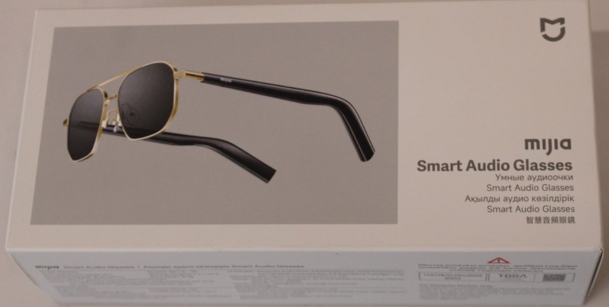 Xiaomi Mijia Smart Audio Glasses, Aviator, SALE OUT. Smart Audio Glasses, Mijia Pilot-Style, Bluetooth, Open-Ear, Microphone, Gold, Noise canceling, UNPACKED, Warranty 23 month(s), Wireless