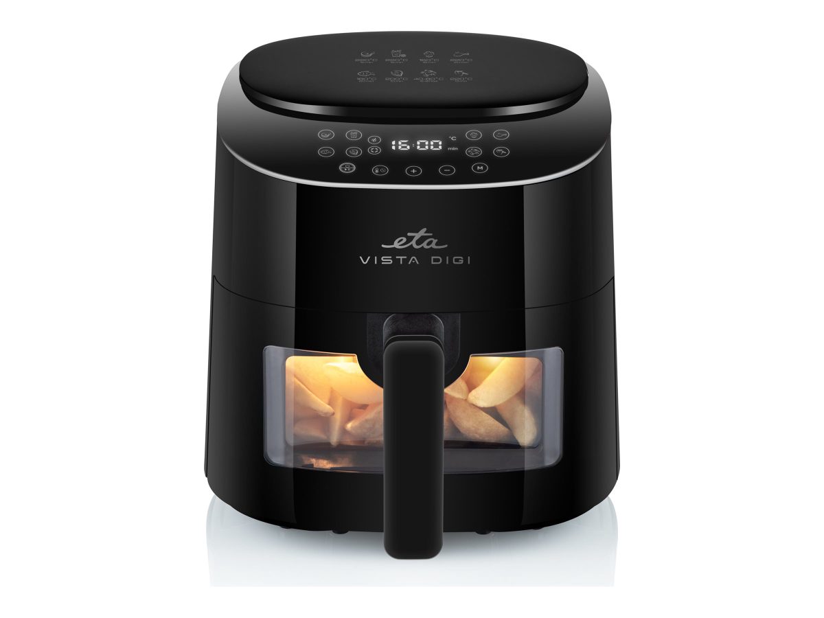 Hot air fryer, ETA116890000 Vista Digi, Power 1300 W, Capacity 4.3 L, Hot air technology, Black