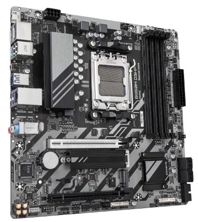 Gigabyte B850M D3HP, Processor family AMD, Processor socket AM5, DDR5, Supported hard disk drive interfaces M.2, SATA, Number of SATA connectors 4